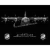 40th AS Dyess AFB C-130J Jet Black Lithograph