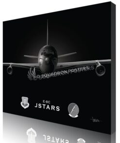 Jet Black E-8C JSTARS 16 ACCS 20x16 Max Shirkov SP01547M-featured-canvas-lithograph