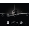 E-8 16th ACCS Jet Black Lithograph E-8 16th ACCS Jet Black Lithograph