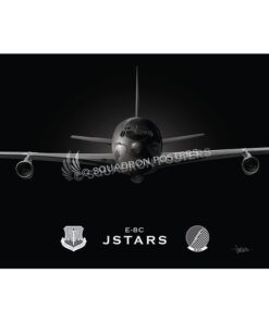 Jet Black E-8C JSTARS 16 ACCS 20x16 Max Shirkov SP01547MFEAT-jet-black-aircraft-lithograph