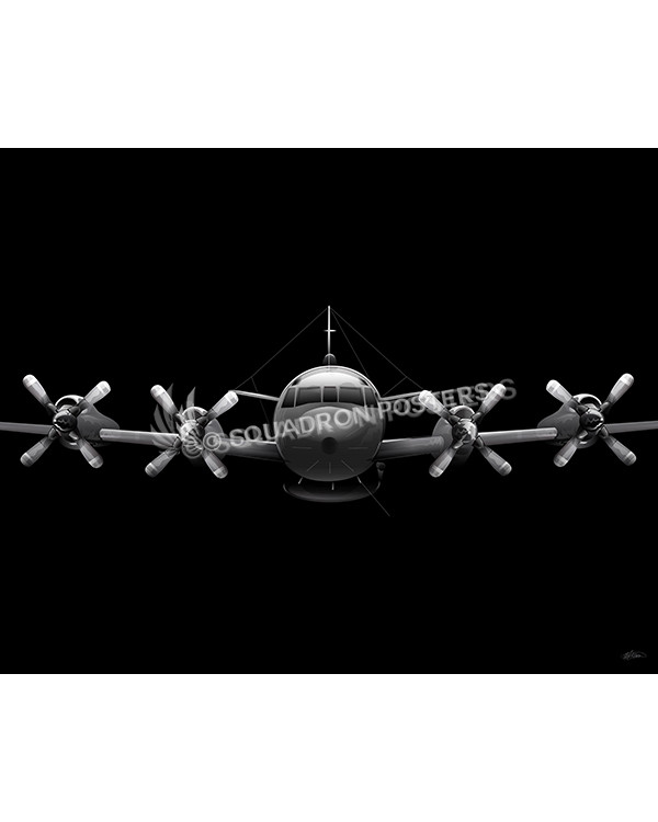 EP-3 Aries II Jet Black Lithograph Jet Black EP-3 Aries II SP01427-FEAT-jet-black-aircraft-lithograph-art