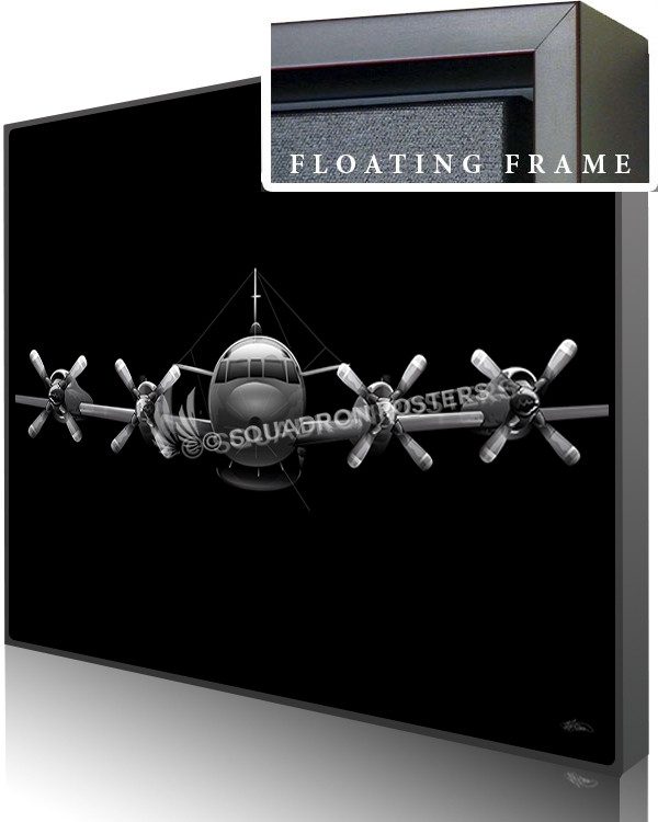 Jet Black EP-3 Aries II SP01427-featured-canvas-framed-aircraft-lithograph-art