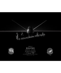 Ellsworth AFB 89th ATKS Jet Black Lithograph