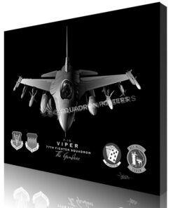 Jet Black F-16 77th FS SP01331-featured-canvas-lithograph-art