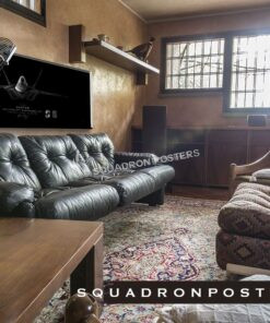 Jet Black F-22 Tyndall AFB 43d AMXS 60x20 ModifySB SP01569-aircraft-squadron-graphics-lithograph-litho-jet-black-aviation-art