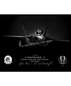 Jet Black F-35 62 FS  Lithograph