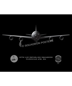 Fairchild 97th ARS KC-135 Jet Black Lithograph