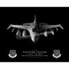 F-16 188th Wing Jet Black Lithograph