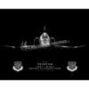 F-4 188th Wing Jet Black Lithograph Jet Black Ft Smith AR F-4 188th Wing SP01385-FEAT-jet-black-aircraft-lithograph