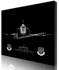 Jet Black Ft Smith AR F-4 188th Wing SP01385-featured-canvas-lithograph