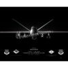 MQ-9 188th Wing Jet Black Lithograph Jet Black Ft Smith AR MQ-9 188th Wing SP01389-FEAT-jet-black-aircraft-lithograph
