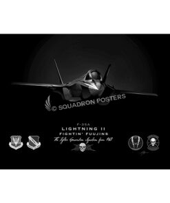 Jet Black Hill AFB F-35 4th AMU Lithograph