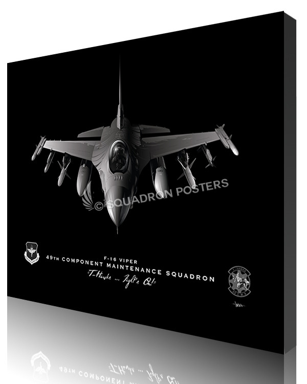 Jet Black Holloman AFB F-16 49 CMS