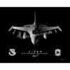 Jet Black 8th Fighter Squadron F-16c Lithograph Jet Black 8th Fighter Squadron F-16c Lithograph
