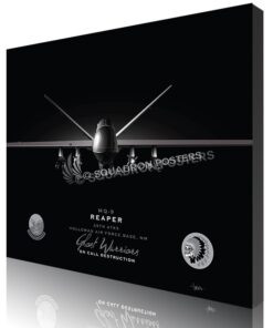 Jet Black Holloman AFB MQ-9 29th ATKS SP01462-featured-canvas-lithograph