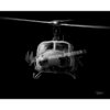UH-1 Huey Jet Black Lithograph