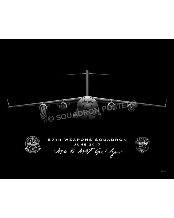 Jet Black JB Lewis-McChord 57th WPS C-17 modifySB SP01539-MFEAT-jet-black-aircraft-lithograph