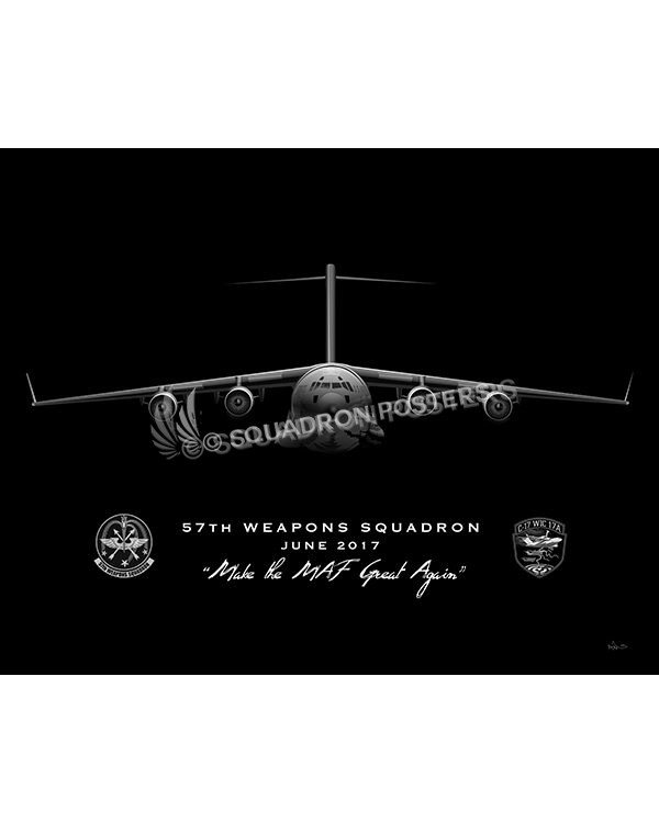 Jet Black JB Lewis-McChord 57th WPS C-17 modifySB SP01539-MFEAT-jet-black-aircraft-lithograph