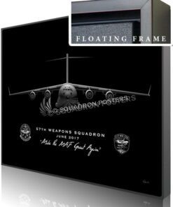 Jet Black JB Lewis-McChord 57th WPS C-17 modifySB SP01539-featured-canvas-framed-aircraft-lithograph