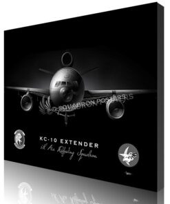 Jet Black KC-10 6th ARS SP01071-featured-canvas-lithograph
