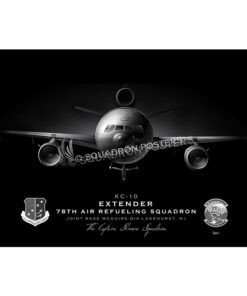 KC-10 78 ARS Jet Black Lithograph
