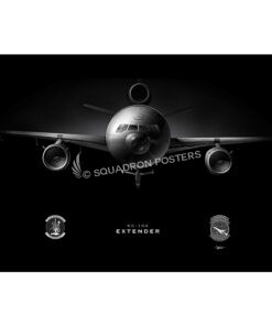 Jet Black KC-10 Travis AFB 9th ARS FTU Instructor Lithograph