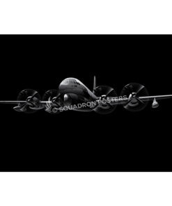 Jet Black KC-97 Stratofreighter Lithograph