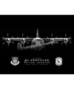 C-130J 815 AS Jet Black Lithograph