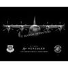 Little Rock AFB 19th MXS Jet Black Lithograph Little Rock AFB 19th MXS Jet Black Lithograph