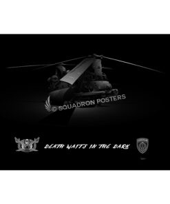 160th SOAR MH-47G Jet Black Lithograph