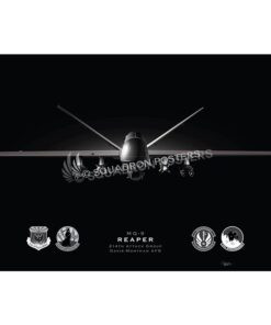 MQ-9 214 ATKG Jet Black Lithograph