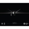 Jet Black MQ-9 Predator NASOC-SV Lithograph Modified