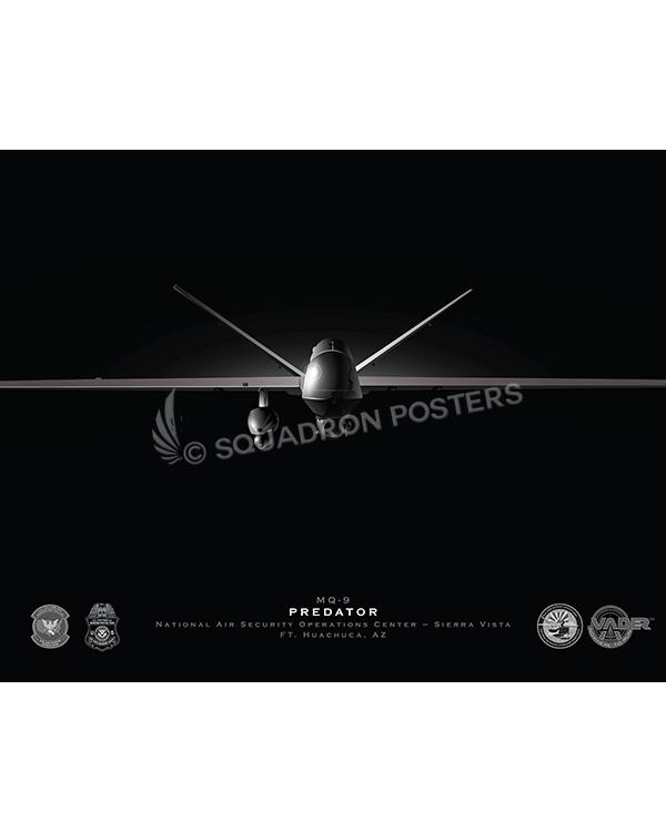 Jet Black MQ-9 Predator NASOC-SV Art