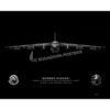23d AMU B-52 Stratofortress Jet Black Lithograph 23d AMU B-52 Stratofortress Jet Black Lithograph