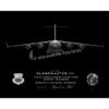 C-17 313th EOSS Jet Black Lithograph