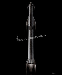 SN-10 Booster Jet Black Lithograph