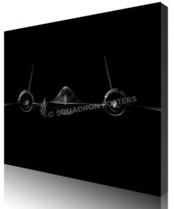 Jet Black SR-71 Blackbird SP01347-featured-canvas-lithograph-art