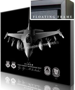 Jet Black Shaw AFB F16c 79th FS 20 AMXS SP01446-featured-canvas-framed-aircraft-lithograph-art