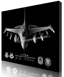 Jet Black Shaw AFB F16c 79th FS 20 AMXS SP01446-featured-canvas-lithograph-art