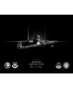 Sheppard AFB 362 TRS F-15 Jet Black Lithograph