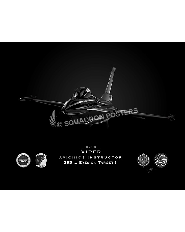 Jet-Black-Sheppard-AFB-F-16-365-TRS-featured-canvas-poster-lithograph-art