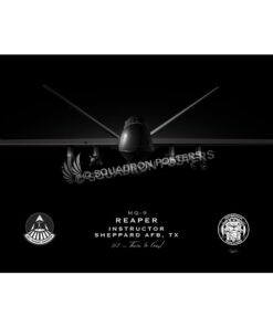 Sheppard AFB 362d TRS Jet Black Lithograph
