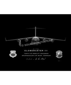 726 AMS C-17 Jet Black Lithograph