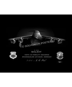 726 AMS C-5M Super Galaxy Jet Black Lithograph