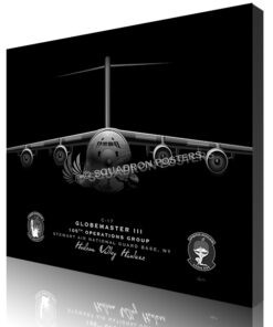 Jet Black Stewart ANGB C-17 105th OG SP01393-featured-canvas-lithograph-art