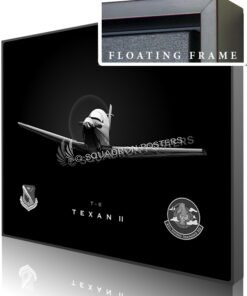 Jet Black T-6 85th FTS SP00987-featured-canvas-framed-aircraft-lithograph