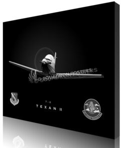 Jet Black T-6 85th FTS SP00987-featured-canvas-lithograph