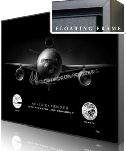 Jet Black Travis KC-10 AFB 79 ARS SP01317-featured-canvas-framed-aircraft-lithograph-art