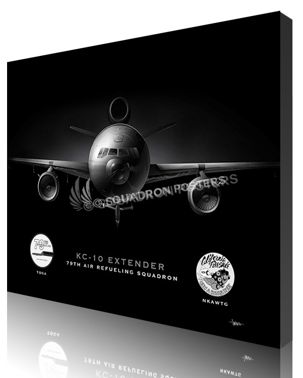 Jet Black Travis KC-10 AFB 79 ARS SP01317-featured-canvas-lithograph-art