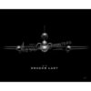 U-2 Dragon Lady Jet Black Lithograph With Title
